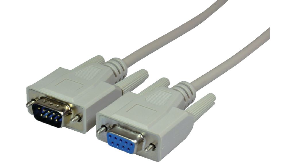 (AA-317-06) D-Sub cable 1.8m Harmaa