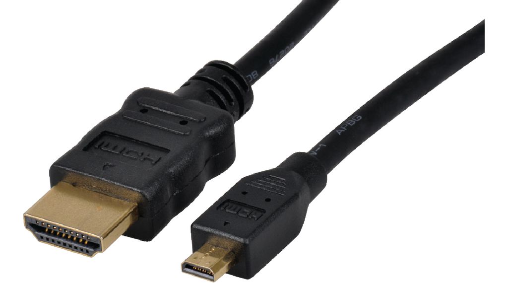 klud Tradition En effektiv BB-632-2 | Maxxtro HDMI - Micro HDMI cable m - m, HDMI Plug - HDMI Micro  Plug, 2m | Distrelec Norway
