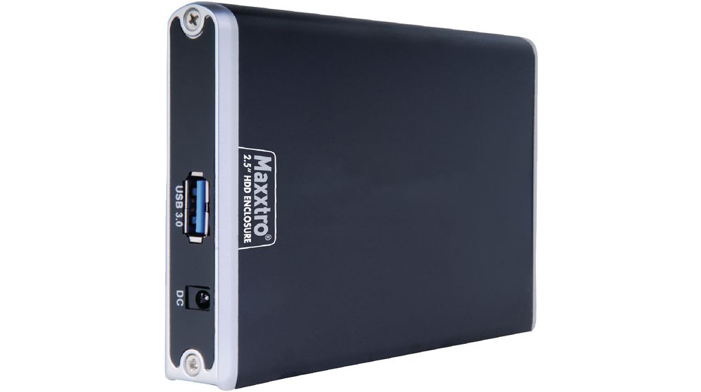 (MX-U25183) Harddiskkabinet SATA 2.5" USB 3.0 Sort