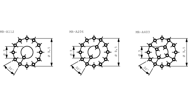 Interrupteur Rotatif MR-A112 - 12 Positions - Pièce Neuve Universelle - Pour Montage électrique
