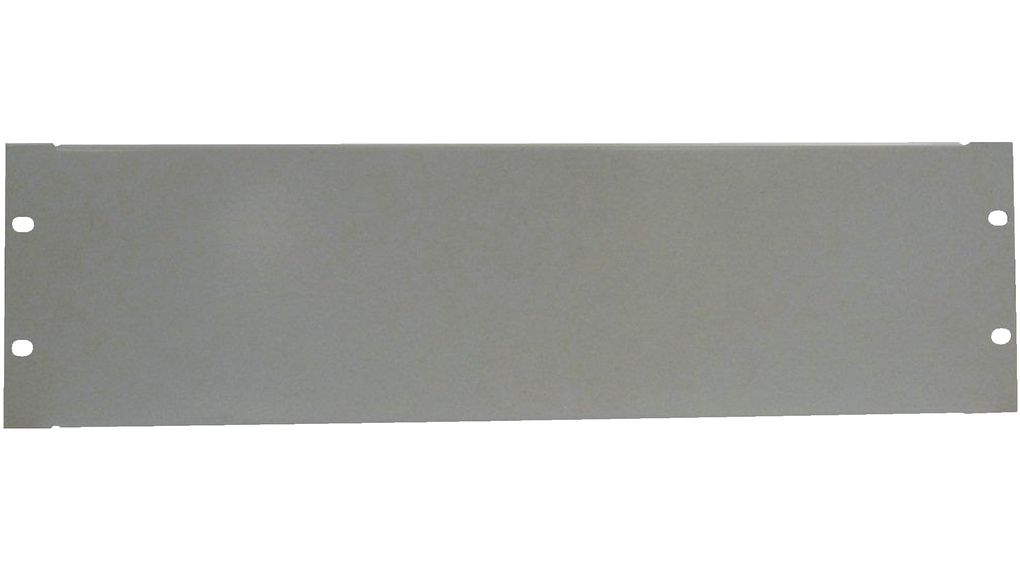 Blindplatte 3 HE, 3 Stück grau, RAL 7035
