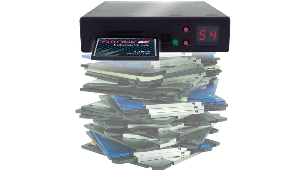 CompactFlash Floppy Drive, Horizontal