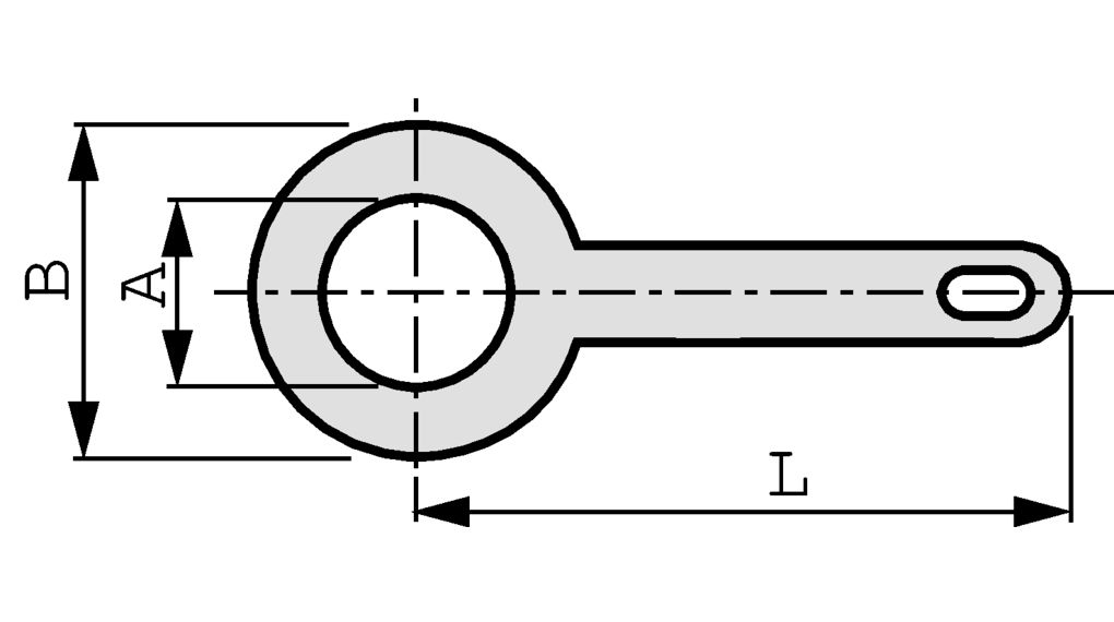 Soldeerlip, Binnendiameter - 4.3mm, Brass