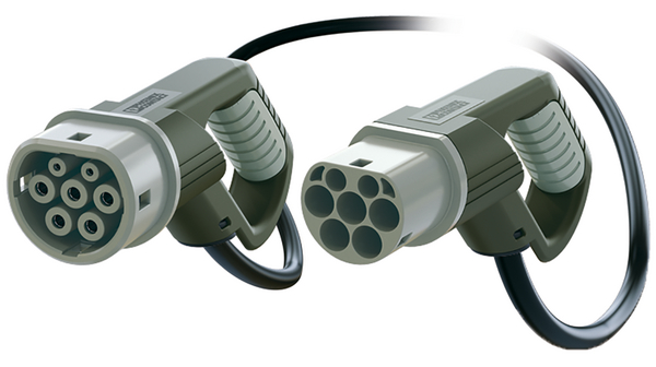 EV Charging Cable, Type 2 - Type 2, Mode 3, 26.6kW, 4m