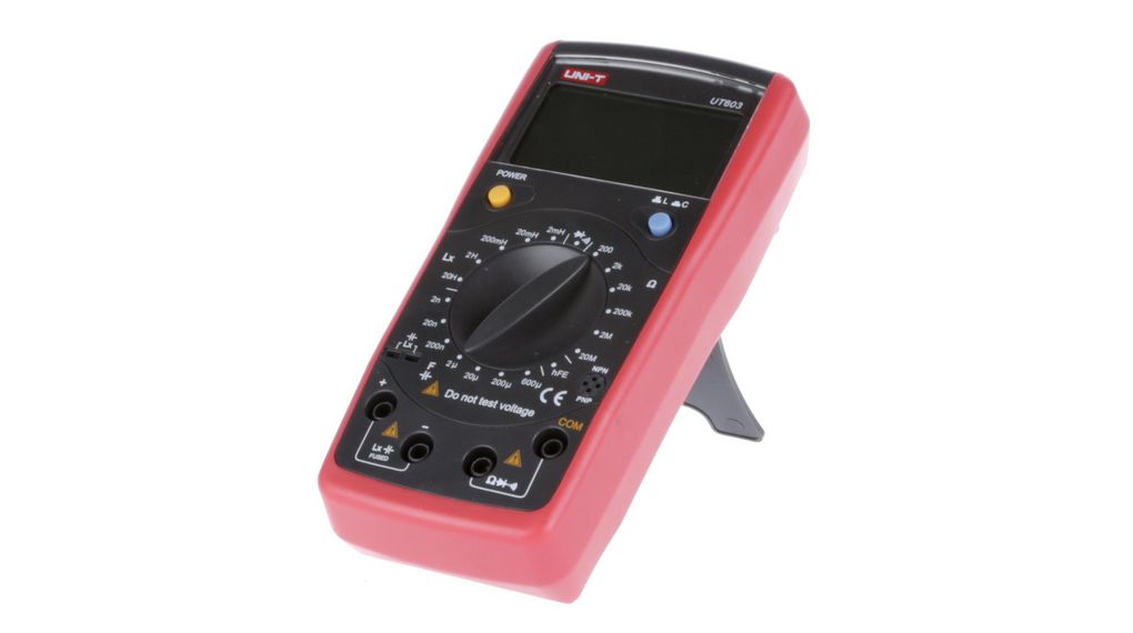 UT603 | UNI-T Appareil de mesure de capacité et d'inductance, Portatif ...
