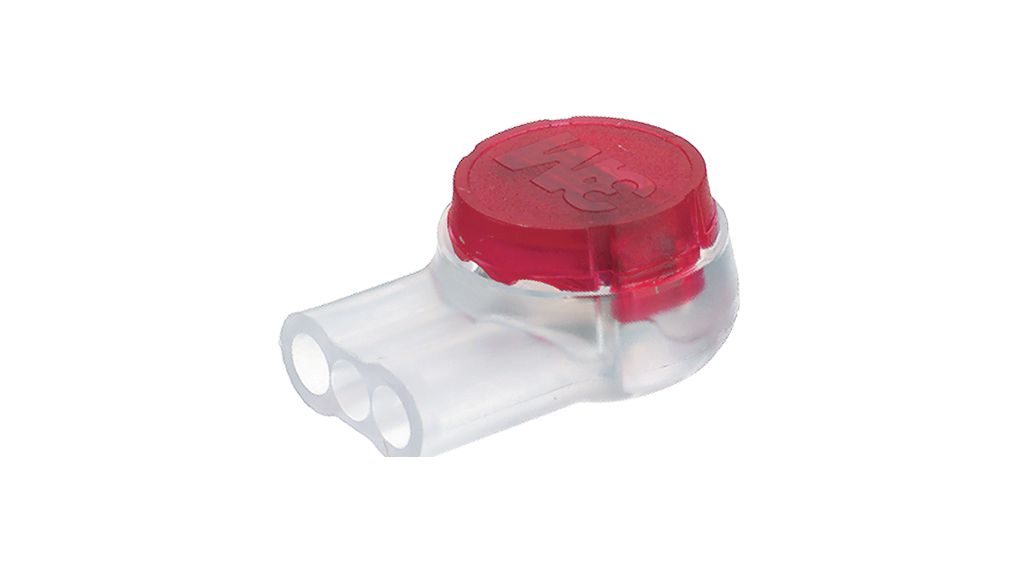 Splice Connector, Red, 0.4 ... 0.9mm², Pack of 100 pieces