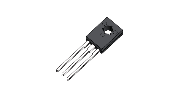 Transistore per uso generico, NPN, 300V, TO-126