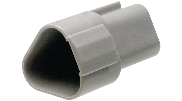 Crimp Housing, Receptacle, 1 Rows, 3 Poles, Grey