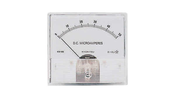 Analogový panelový měřicí přístroj DC: 0 ... 30 A 60 x 64mm