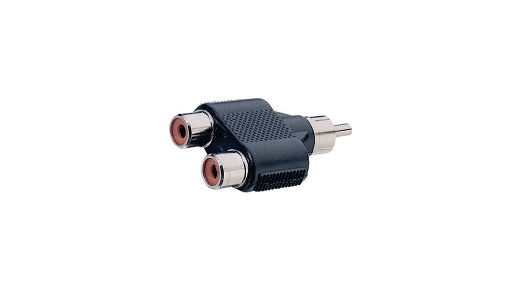 11605 A | Goobay Audio Adapter, Straight, Cinch Plug - 2x Cinch Coupler | Distrelec Norway