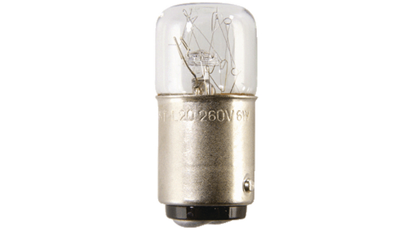 Incandescent Bulb, 6.5W, BA15d, 24V