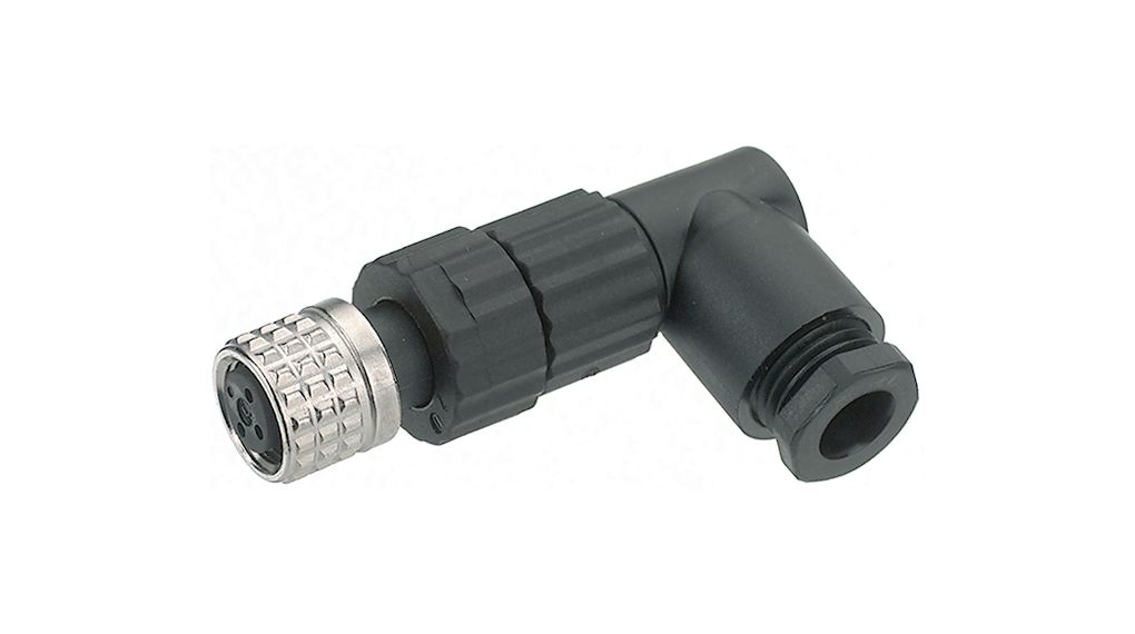 Elwika 4008 V Hirschmann Circular Connector M8 Socket Right Angle 4439