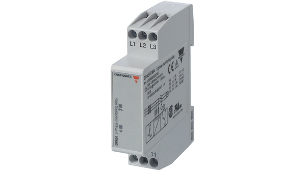 Przekaźnik monitorowania fazy 480V 1CO 5A Zacisk śrubowy IP20 DPA51