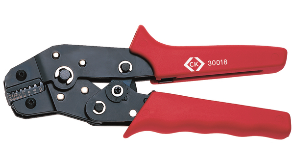 Ratchet Crimping Pliers for Bootlace Ferrules, 0.14 ... 2.5mm², 190mm