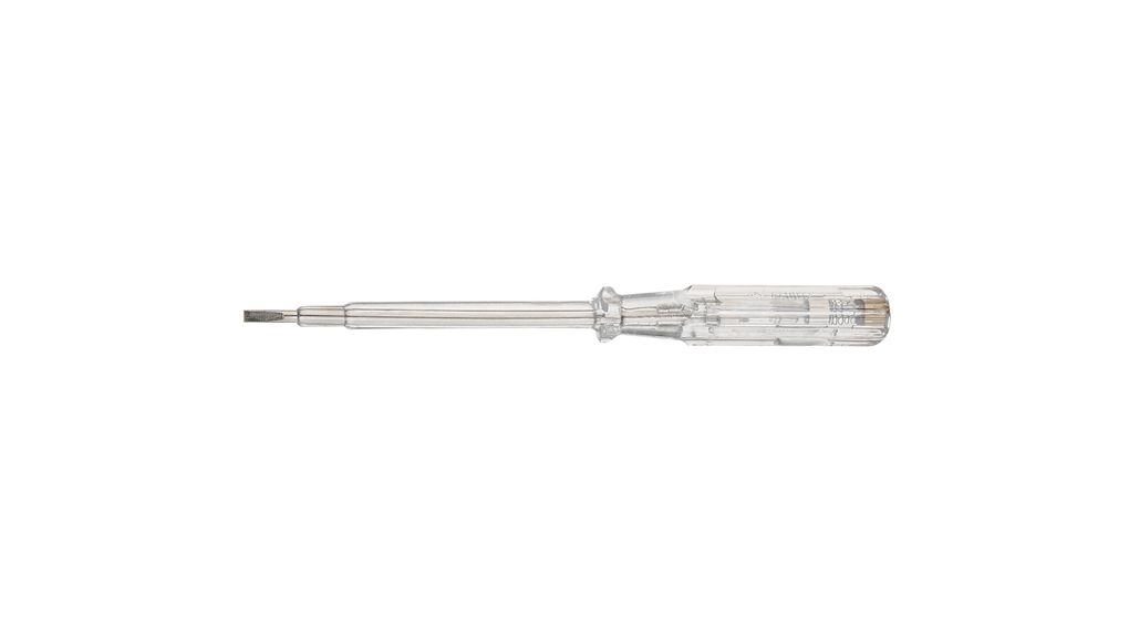 Voltage Tester Screwdriver, 120 ... 250V, Slotted, SL4