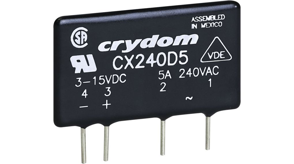 Solid State Relay, CX, 5A, 660V, Radial Leads