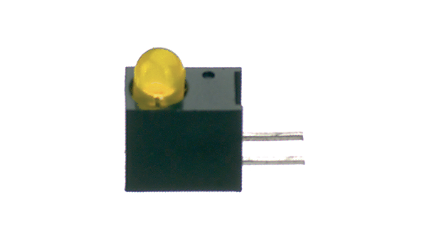 LED dioda pro desku plošných spojů 3 mm Žlutá