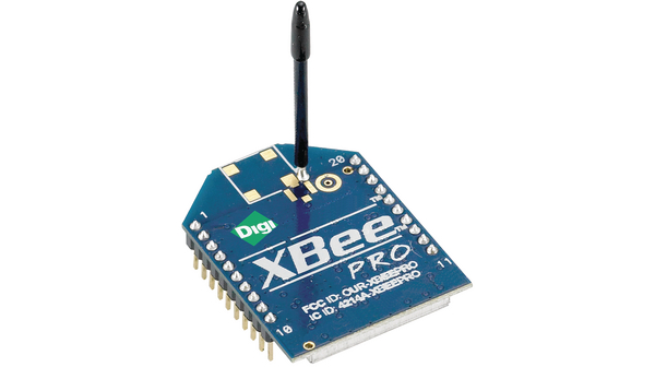 ZigBee modul 2.4 GHz 10 mW, Vezetékes antenna