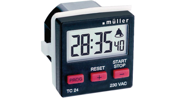 Countdown Timer 230V 2kVA 1 Wechsler Schraubklemme 100h TC IP20