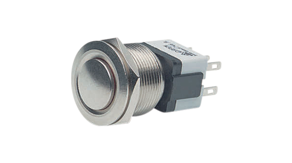 Pushbutton Switch, Vandal Proof Momentary Function 3 A 2CO IP65