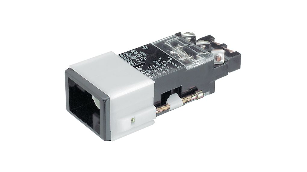 Podświetlany przełącznik przyciskowy Utrzymywanie 1CO 400 VAC LED Brak