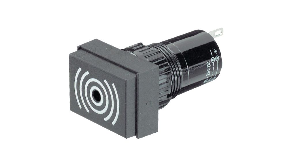 Alarmsummer, 95 dB Schwarz 31 Series Switch
