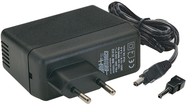 Plug-In Power Supply Unit SW18 Series 230V 16.2W Euro Type C (CEE 7/16) Plug Interchangeable Connector