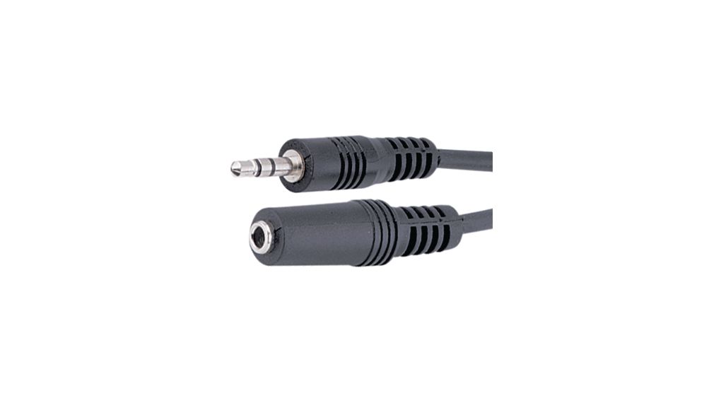 Audio Cable, 3.5 mm Jack Plug - 3.5 mm Jack Socket, 5m