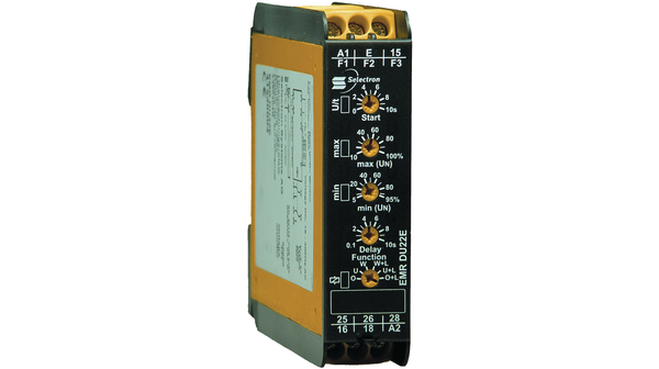 Voltage Monitoring Relay, 2CO, 5A, 250V, 1.25kVA