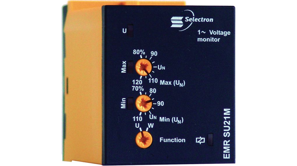 Voltage Monitoring Relay, 2CO, 5A, 250V, 1.25kVA