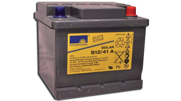 Batterie au plomb, Plomb-Acide, 12V, 17Ah, Borne à vis, M5