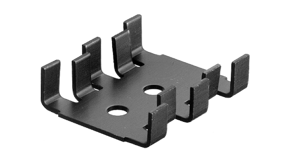 FK 214 SA-CB | Fischer Elektronik Kühlkörper Schwarz, eloxiert 15K/W ...