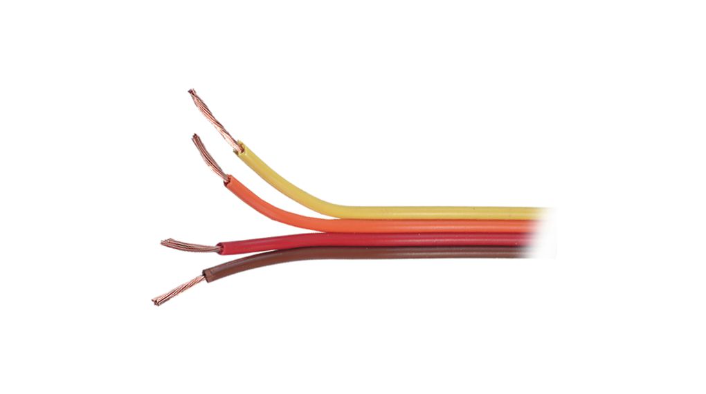 Plochý kabel 2x 0.25mm² Nestíněné 100m