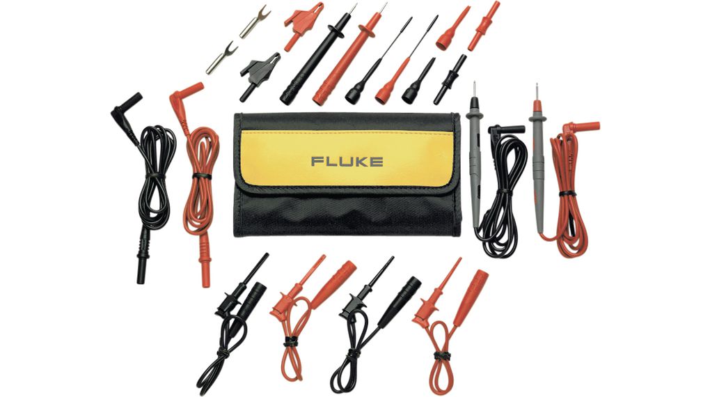 Deluxe test lead set, 10A