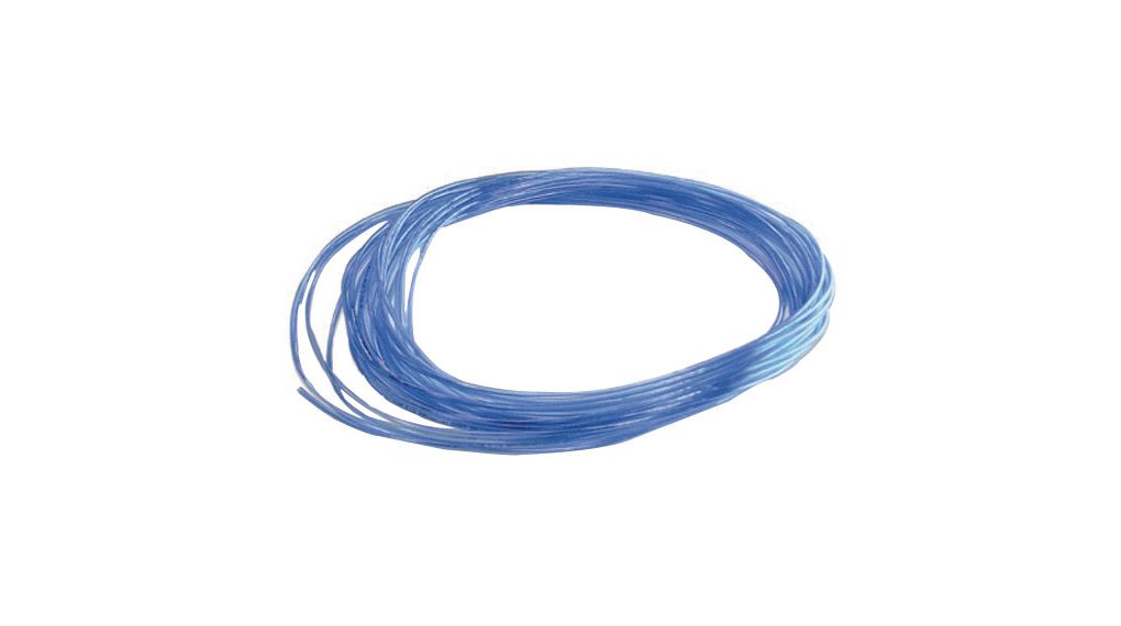 PU Tubing, 6.5mm, 10mm, Polyurethane, Blue, 20m