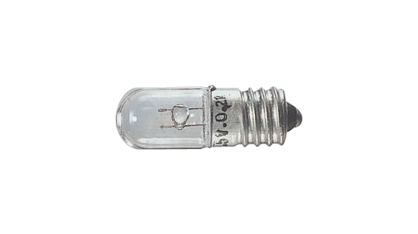 Incandescent Bulb, 1.8W, E10, 6.5V