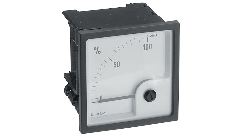 Analogue Panel Meter DC: 0 ... 20 mA 68 x 68mm