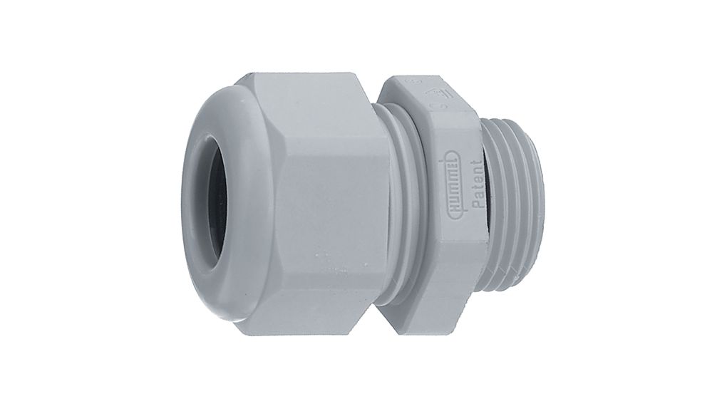 Cable Gland, 10 ... 14mm, M20, Polyamide, Grey