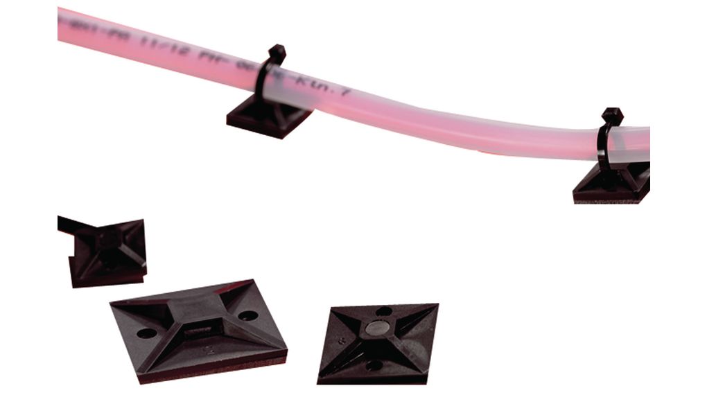 Cable Tie Mount 4.1mm Black Polyamide 6.6