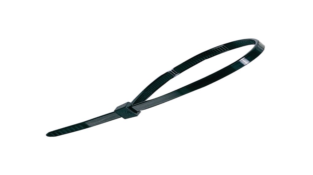 T80-R-HS-BK Cable Tie 150 x 3.5mm, Polyamid 6.6 HS, 135N, Černá, Balení po 100 ks
