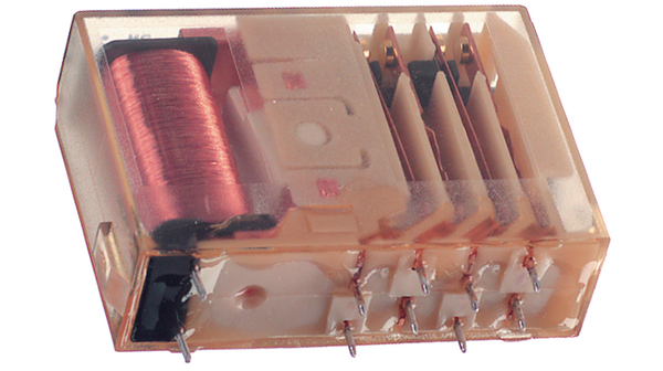 Relais de sécurité pour circuits imprimés H-468, 2NO + 2NC, 24V, 1.02kOhm, 8A