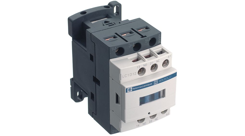 thumbnail image 2 of Schneider Electric LC1D12B7 Contactor - 24V Coil, 3-Pole, 3 Phase, NEW 2 of 4