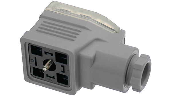 Valve Connector, Socket, PG13.5, 400V, 16A, Contacts - 3