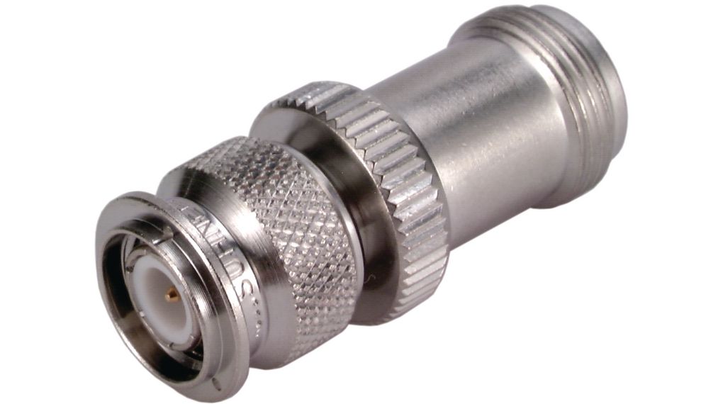 RF Adapter, Straight, TNC Plug - N Socket, 50Ohm