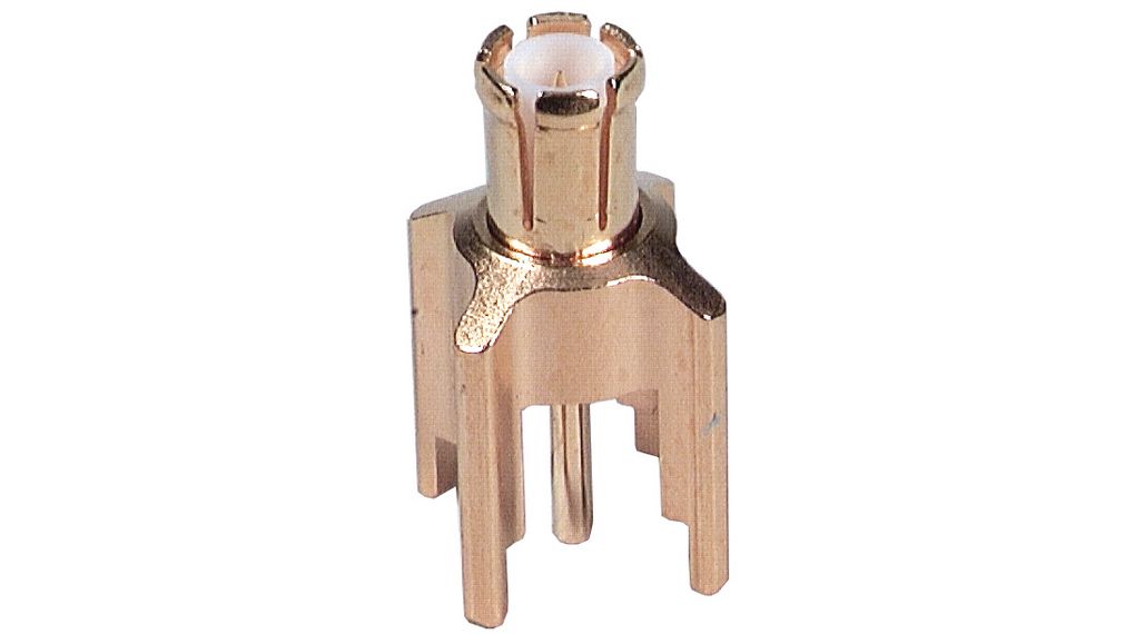 Connecteur RF, MCX, Laiton, Fiche mâle, Droit, 50Ohm, Câbles radiaux
