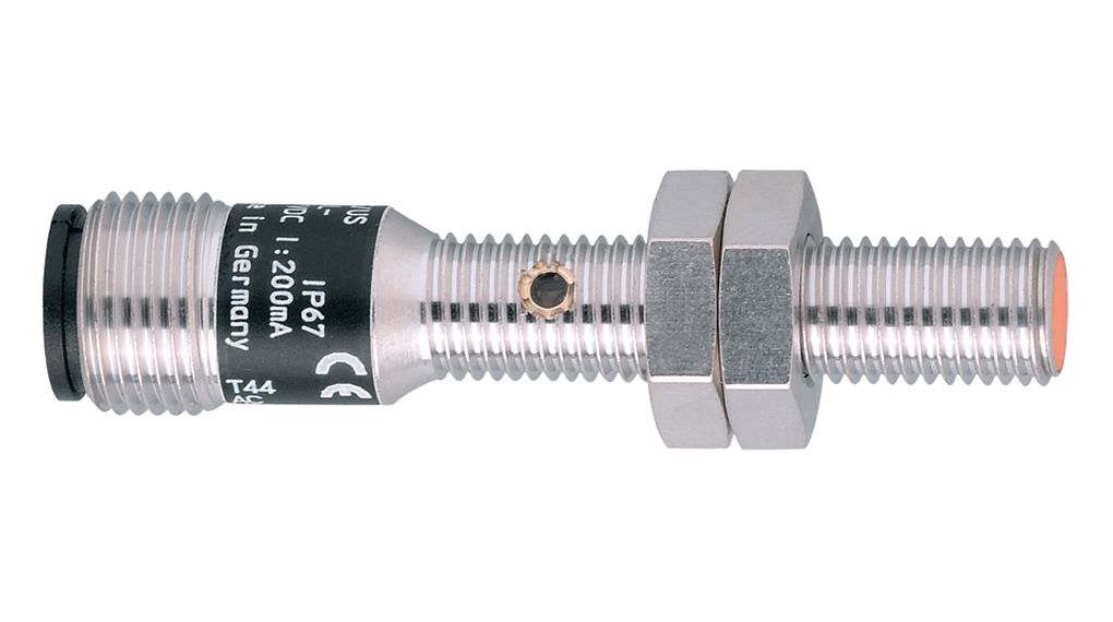 Capteur inductif PNP, contact à fermeture (NO) 750Hz 36V 15mA 1mm IP67 Connecteur, M12