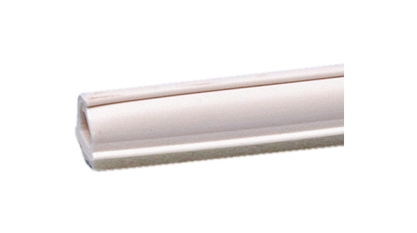 Cable Duct, 8 x 7mm, 1m, Polyvinyl Chloride (PVC), White