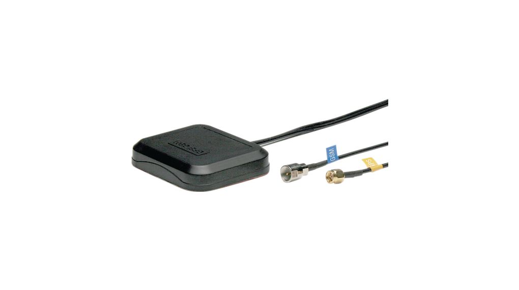 GSM/GPS Aerial, 2G / 3G / 4G / GPS, IP67, 5 dBi, Male SMA / Male FME, Magnetic / Adhesive Mount