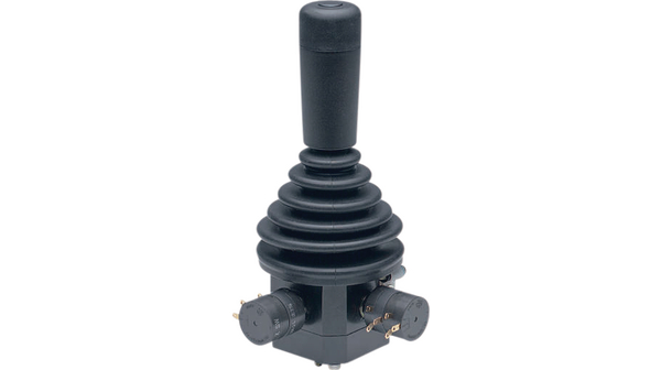 Joystick, 2-axis with 4+1 micro switch S30JC Axes 2 Black