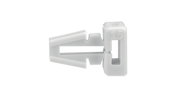 Cable Tie Mount 5mm White Polyamide 6.6
